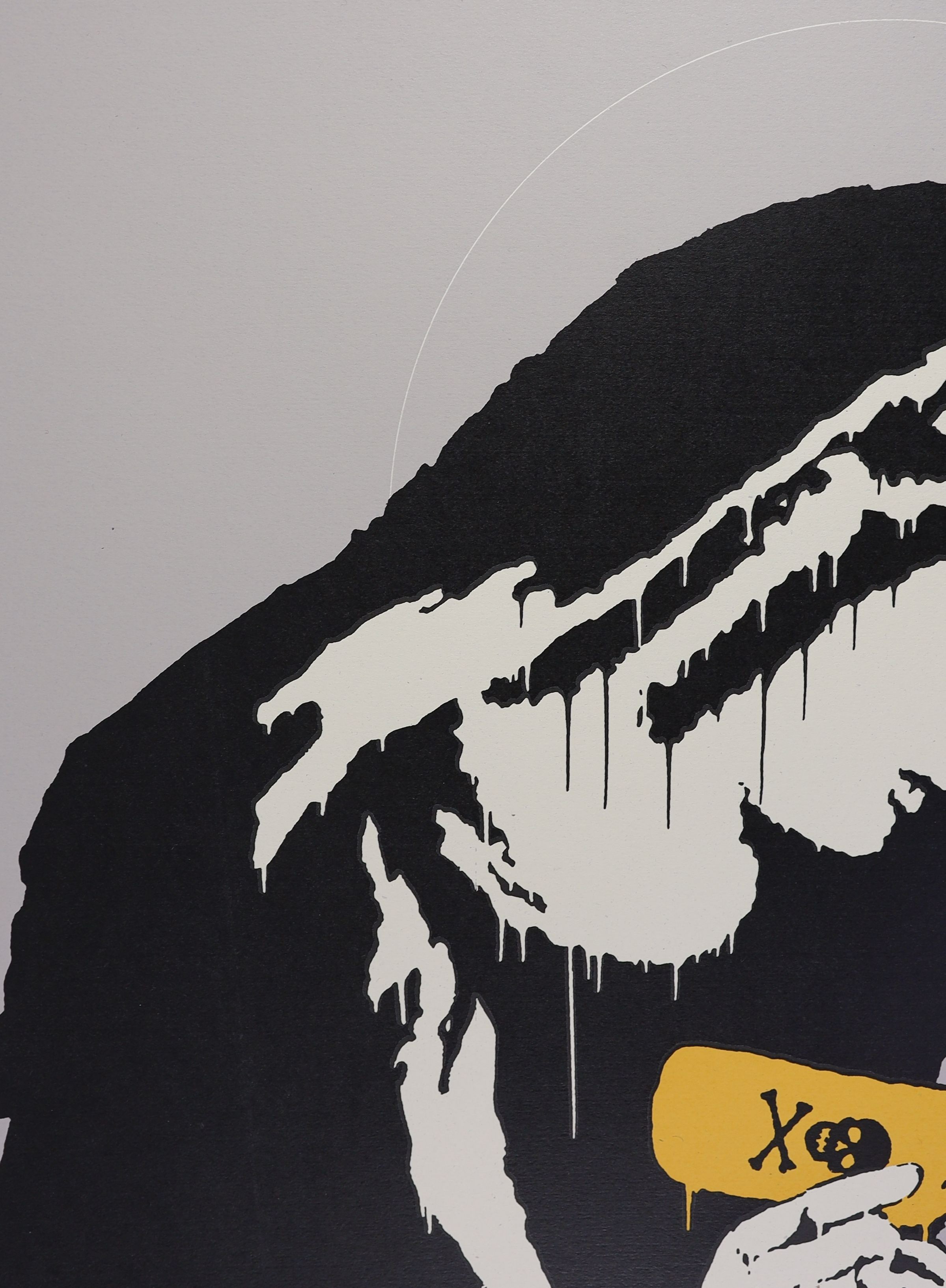 Banksy (b.1974), Toxic Mary, 2004, screenprint in colours, on wove, 70 x 50cm.
